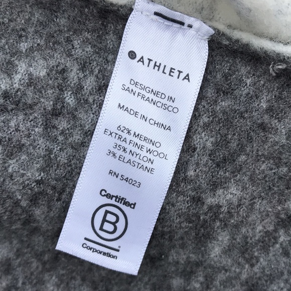 ☀️ Athleta Transit Color-block MerinoTurtleneck Sweater. - Picture 7 of 15